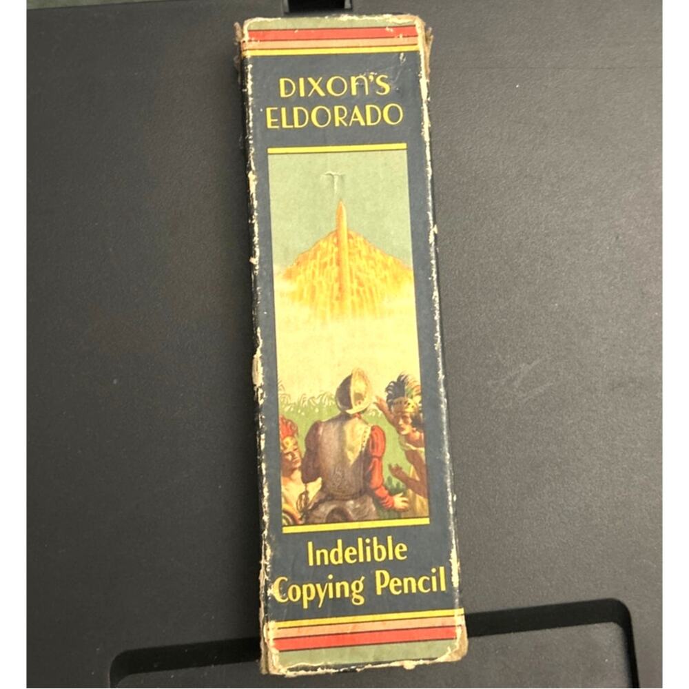 8 Dixon El Dorado Indelible Copying Pencils Original Box NEW Old Stock